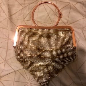 Rose Gold Clutch Purse